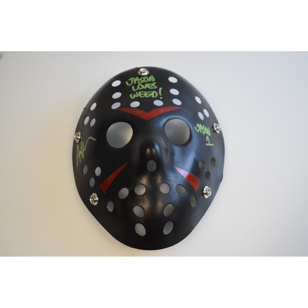 Ari Lehman autographed signed mask Jason Voorhees Friday the 13th Beckett 6